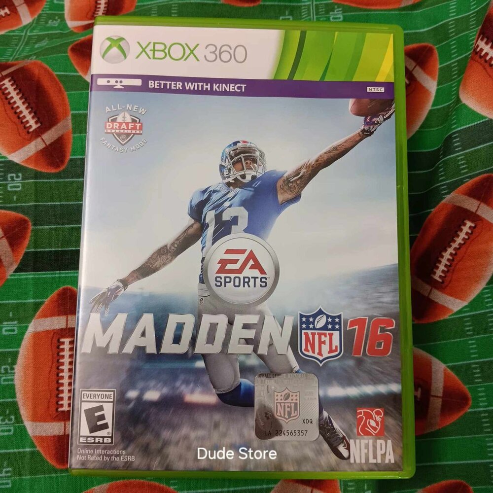 EA Sports Madden 16 - NFL For XBOX 360 - Rated E For Everyone